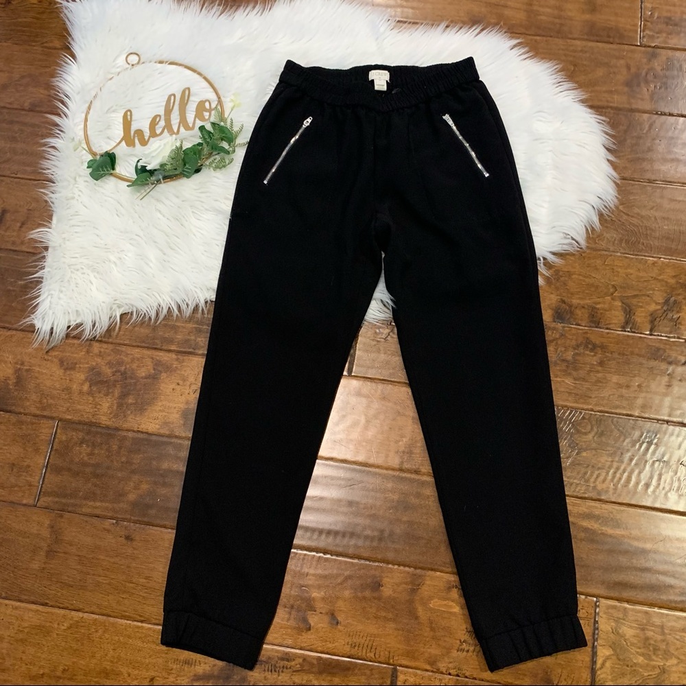 J. Crew Women’s Sydney Pull On Joggers Black Size 00